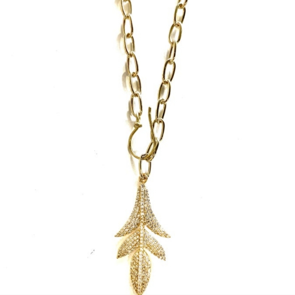 HILA Snap Dragon Necklace in Gold/Rose Gold